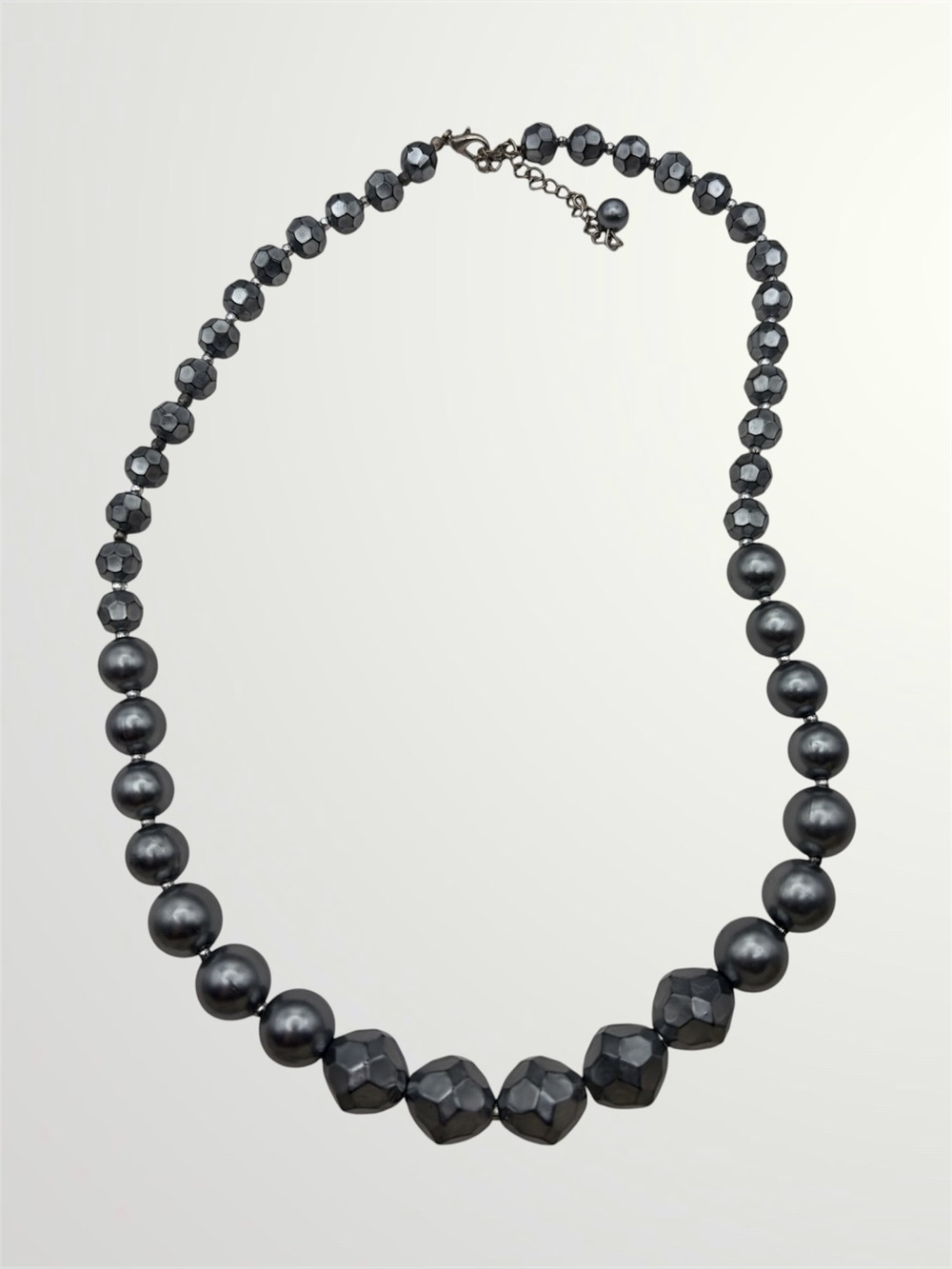 Silver Bead Necklace
